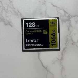 Lexar Professional 128GB CompactFlash Card - digital photography CF card